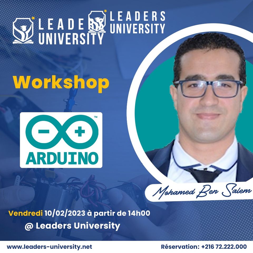Workshop : Formation en ARDUINO-Niveau 2