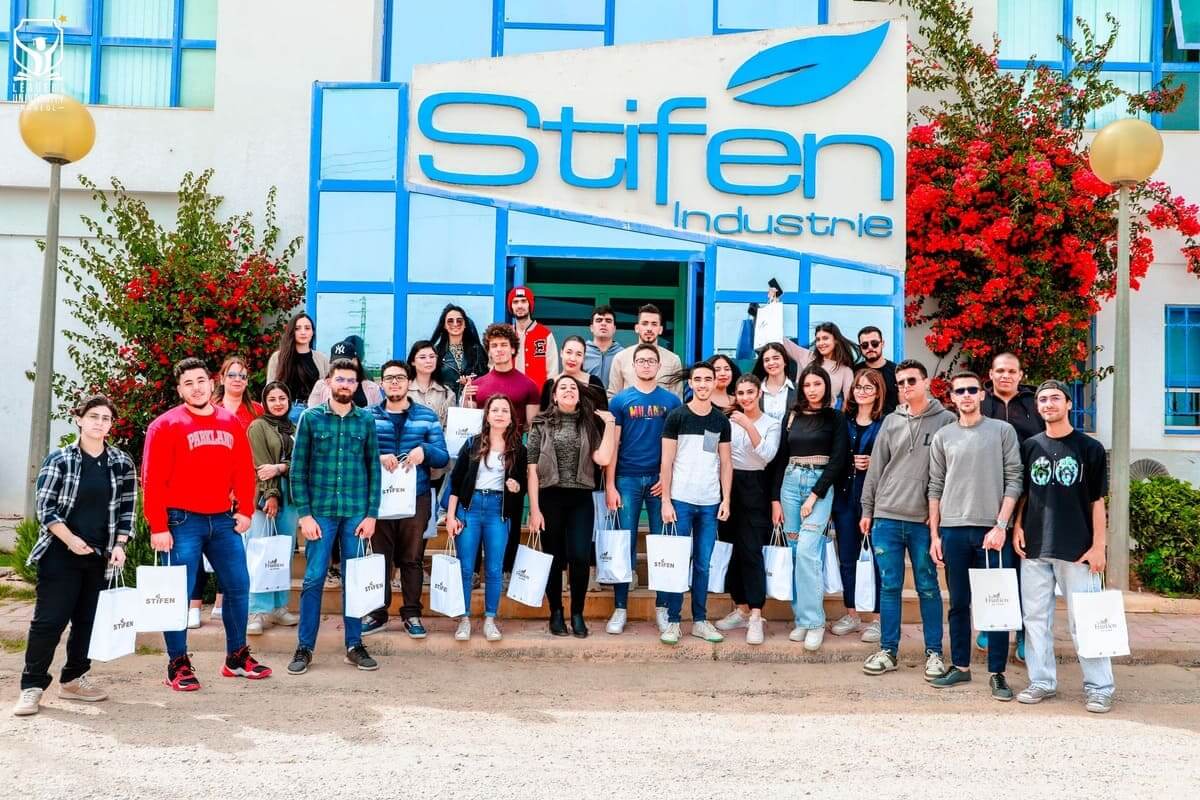 Les étudiants de Leaders University en visite à Stifen Group en mai 2023